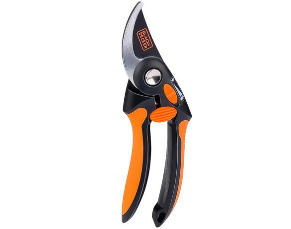 Секатор садовий обвідний BLACK+DECKER 21,5 см Аврора картинка 2 фото