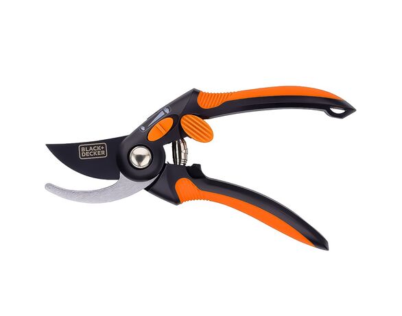 Секатор садовий обвідний BLACK+DECKER 21,5 см картинка 3 в інтернет-магазині Аврора