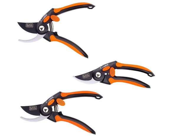 Секатор садовий обвідний BLACK+DECKER 21,5 см Аврора картинка 5 дешево
