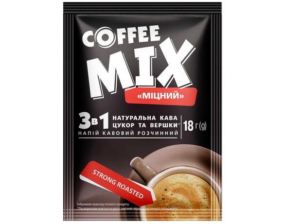 Напій кавовий розчинний 3в1 COFFEE MIX Міцний 18 г Аврора дешево