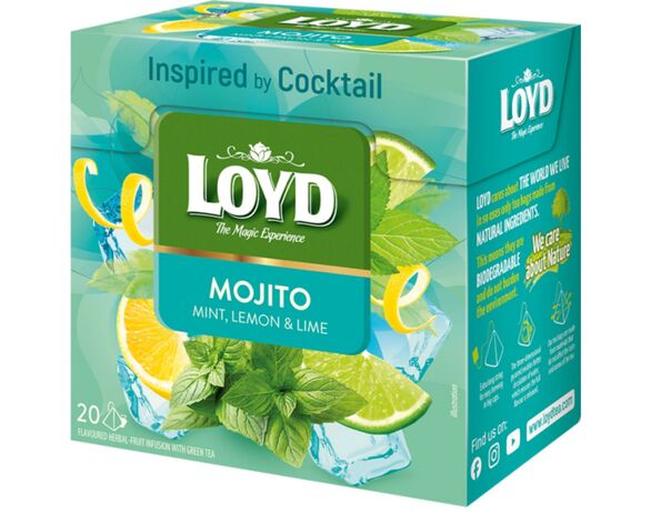 Чай ароматизований LOYD Мохіто 1,7 г х 20 шт/пач. Аврора фото