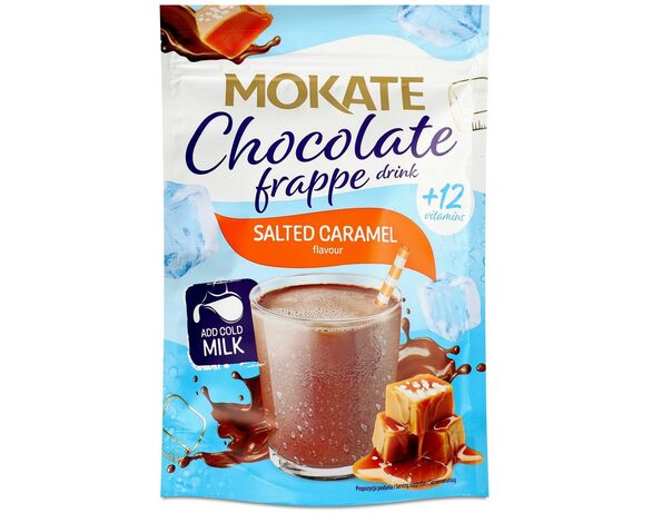 Напій шоколадний MOKATE Frappe зі смаком солоної карамелі 104 г Аврора купити