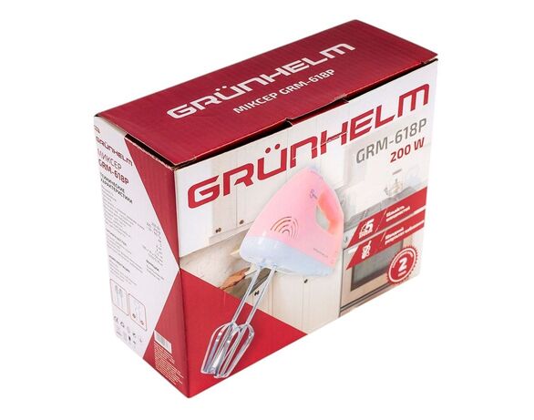 Міксер кухонний GRUNHELM GRM618P Аврора картинка 4 вартість