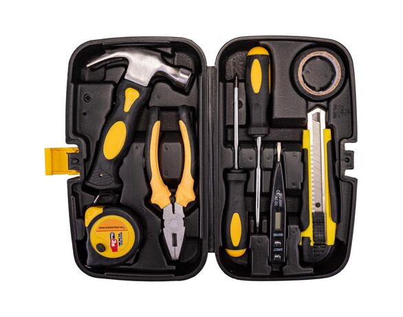 Набір інструментів комбінований MasterTool Технік 8 предметів Аврора картинка 2 відгуки