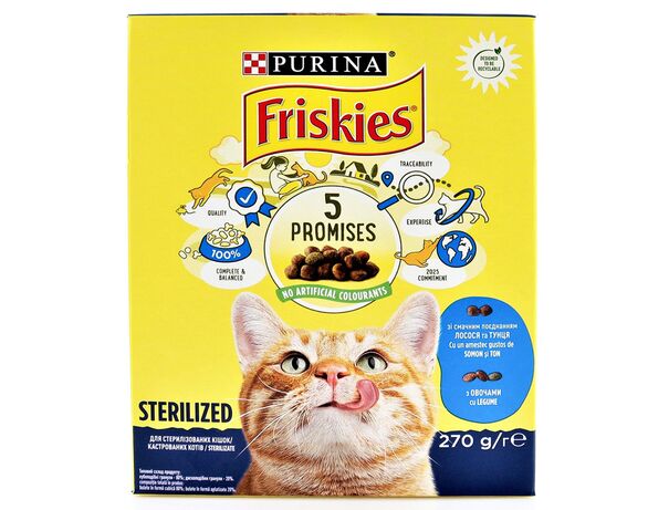 Корм для котів Friskies Sterilized Лосось 270 г Аврора картинка 2 дешево