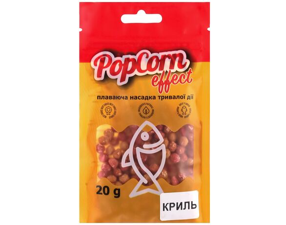 Насадка плаваюча для риболовлі PopCorn effect Криль 20 г Аврора фото