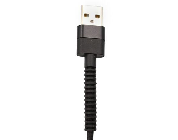 Кабель USB-Type-С APE з текстильним покриттям Аврора картинка 2 ціна