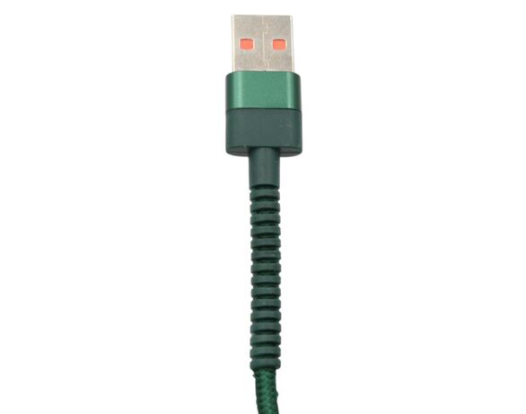 Кабель USB-Type-C однотонний з текстильним покриттям картинка 2 в Аврорі