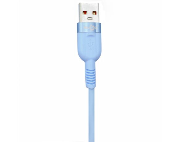 Кабель USB-Type-C однотонний з силіконовим покриттям Аврора картинка 3 каталог