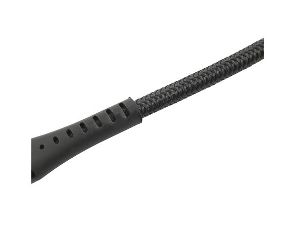 Кабель USB-Type-C Cyboo текстильне покриття білий/чорний картинка 5 в Аврорі