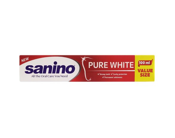 Паста зубна Sanino Pure White 100 мл Аврора картинка 3 купити