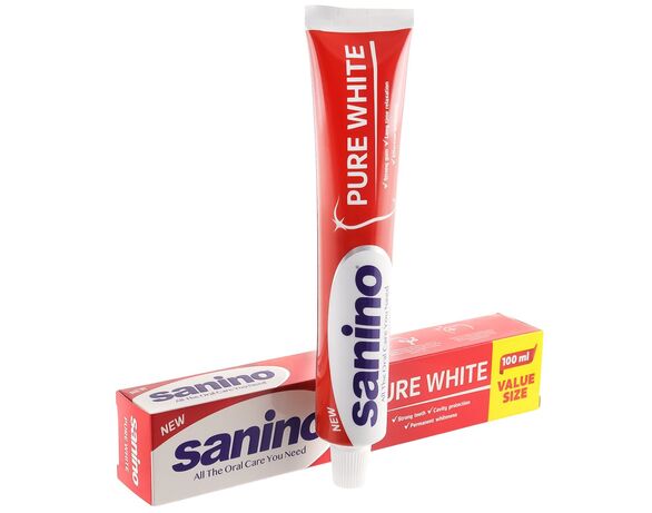 Паста зубна Sanino Pure White 100 мл Аврора купити