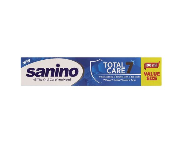 Паста зубна Sanino Total Care 7 100 мл Аврора картинка 3 дешево