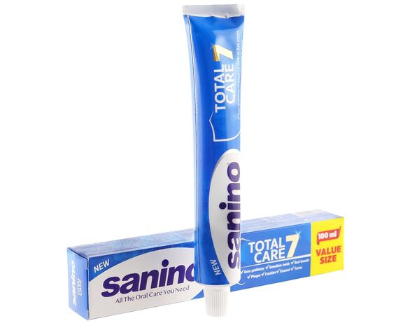 Паста зубна Sanino Total Care 7 100 мл Аврора ціна