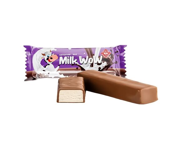 Батончик глазурований Житомирські ласощі Milk Wow 30 г Аврора картинка 2 дешево