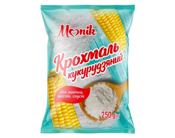 Крохмаль кукурудзяний Monik 250 г Аврора вартість
