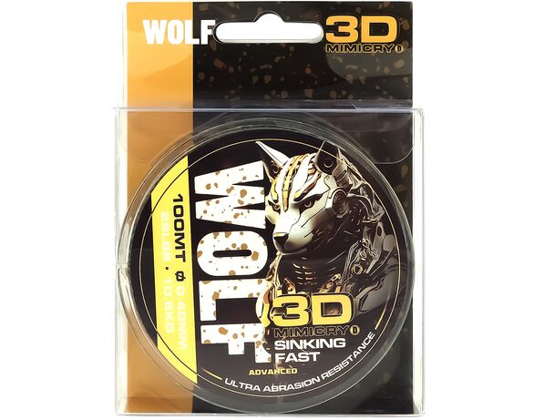Волосінь риболовна плямиста 3D d=0,40мм 100 м Аврора дешево