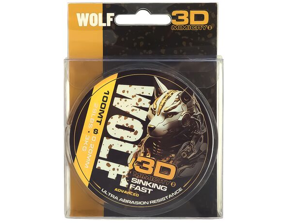 Волосінь риболовна плямиста 3D d=0,20мм 100 м Аврора дешево