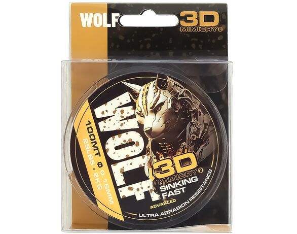 Волосінь риболовна плямиста 3D d=0,16мм 100 м Аврора відгуки