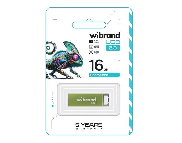 Флеш-накопичувач Wibrand USB 2.0 Chameleon 16 Гб Аврора дешево