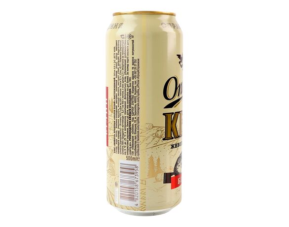 Напій безалкогольний живого бродіння Опілля Квас Білий ж/б 0,5 л картинка 4 в інтернет-магазині Аврора