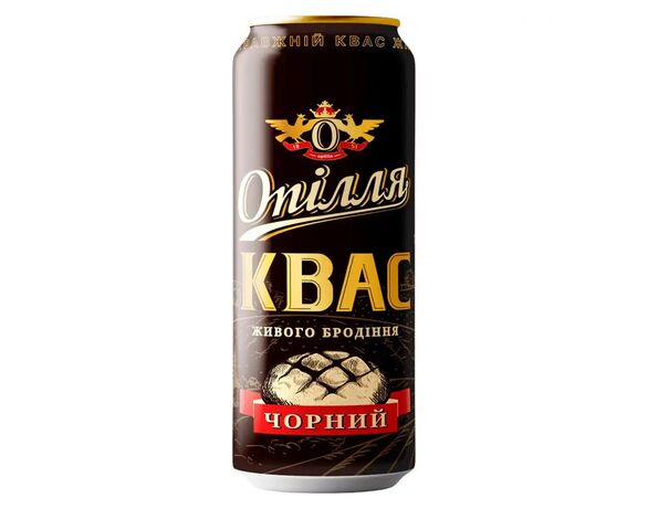 Напій безалкогольний живого бродіння Опілля Квас Чорний ж/б 0,5 л Аврора купити