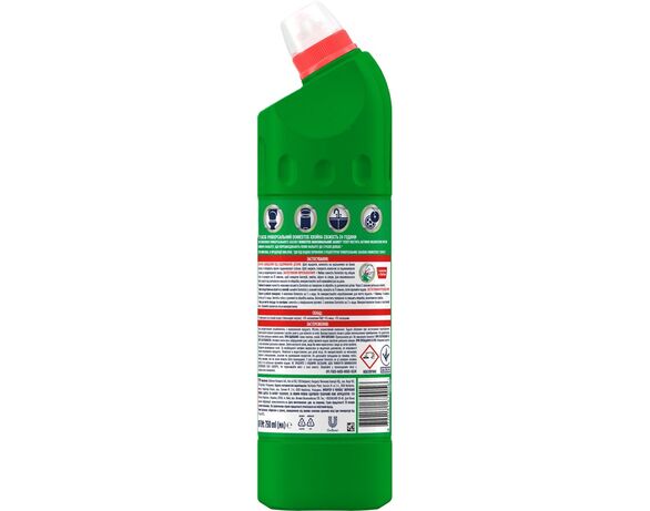 Засіб для чищення універсальний Domestos Хвойна свіжість 750 мл Аврора картинка 2 фото