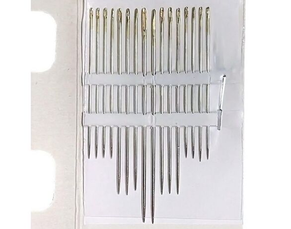Набір голок Needles з позолоченим подвійним вушком картинка 2 в Аврорі