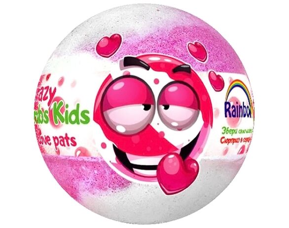 Бомба для ванни з сюрпризом Crazy Bombs Kids з сюрпризом 100 г Аврора ціна