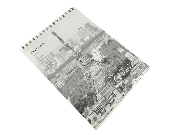 Скетчбук А4 на спіралі Міста світу 45 аркушів Аврора картинка 2 дешево