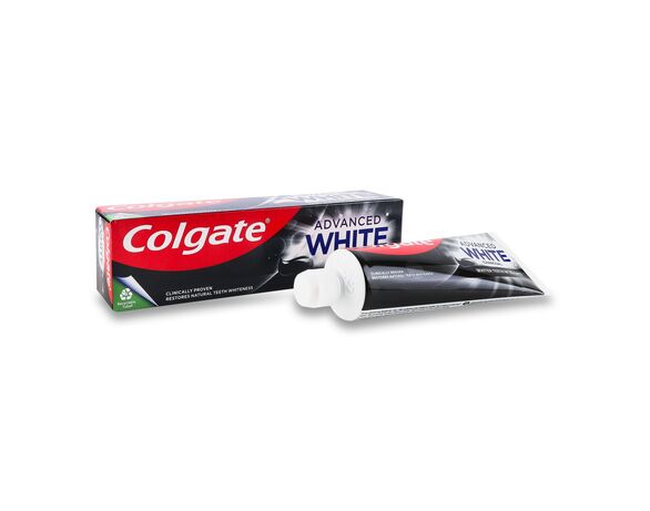 Паста зубна COLGATE Advanced White Charcoal 75 мл картинка 3 в інтернет-магазині Аврора