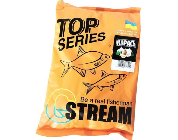 Прикормка для рибалки G.STREAM TOP КАРАСЬ Часник 1000 г Аврора недорого