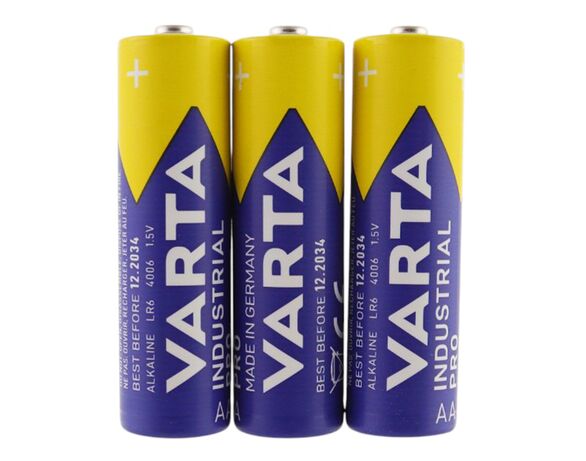 Набір батарейок алкалайн Varta Industrial Pro LR6 AA 3 шт/уп в Аврорі