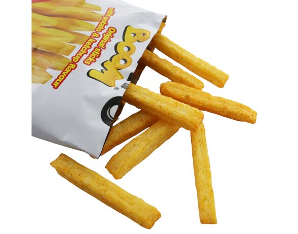 Палички оригінальні HIT Snack Boom зі смаком картоплі з кетчупом 25 г Аврора картинка 2 вартість
