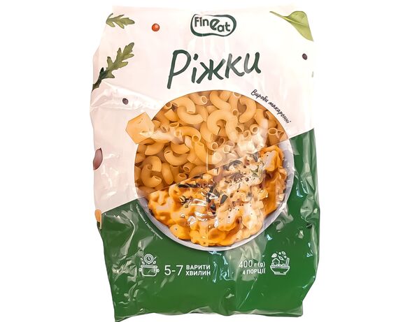Вироби макаронні Fine Eat Ріжки 400 г Аврора фото