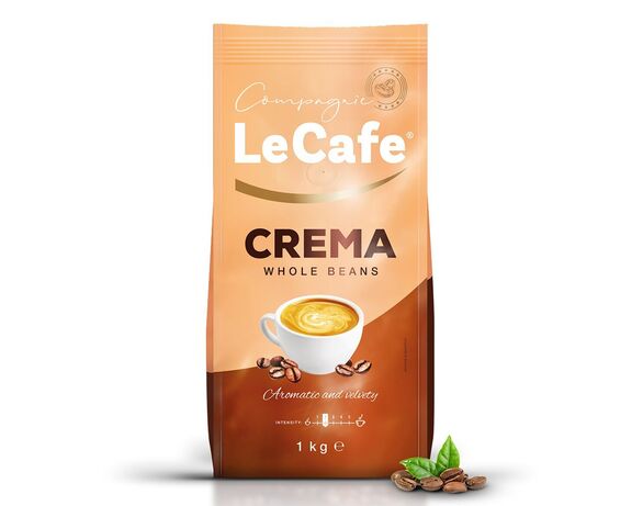 Кава смажена в зернах Le Cafe Crema 1 кг Аврора відгуки