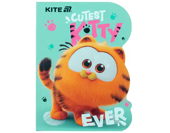 Блокнот А6 клітинка KITE серія Garfield 60 аркушів Аврора з доставкою