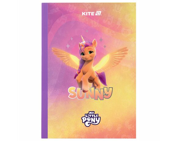 Блокнот А5 клітинка м'яка обкладинка KITE серія My Little Pony 40 аркушів Аврора фото