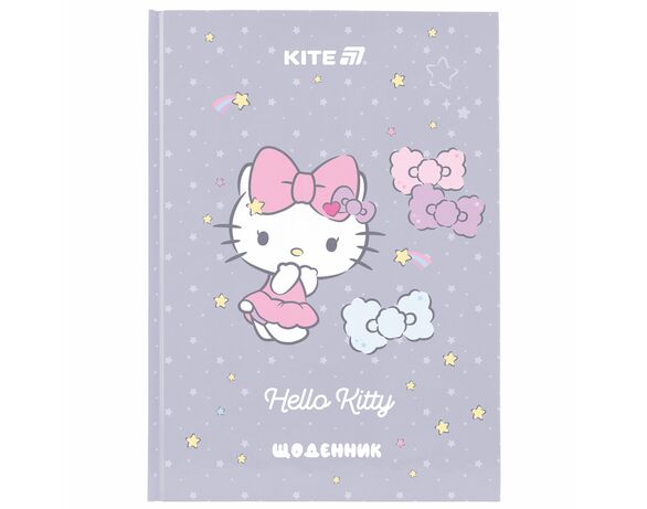 Щоденник шкільний тверда обкладинка KITE серія Hello Kitty Аврора купити