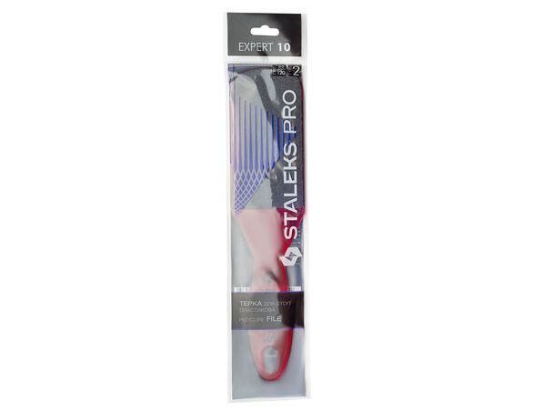 Терка для стоп пластикова STALEKS Expert 10 TYPE 2 80/120 картинка 3 в Аврорі