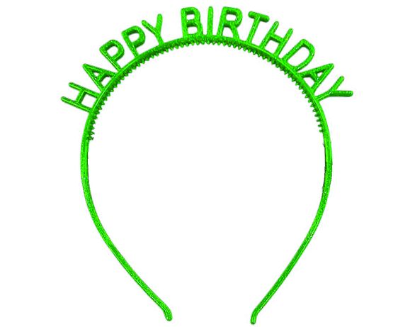 Обруч для волосся з блискітками Нappy Birthday Аврора картинка 3 ціна