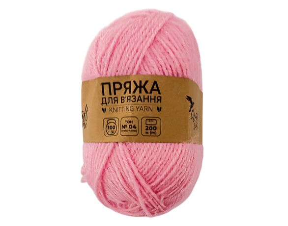Пряжа для в'язання Craft time 100 г, 200 м тон №04 Аврора фото