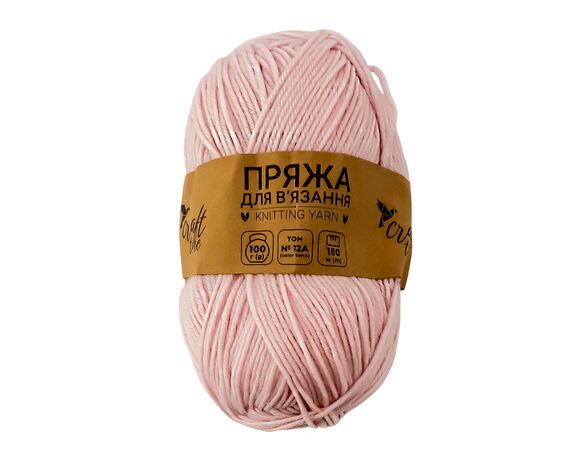 Пряжа для в'язання Craft time 100 г, 180 м тон №12A Аврора з доставкою