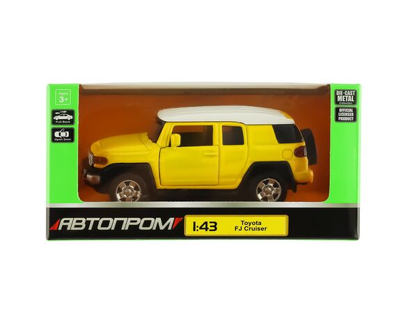 Машина іграшкова металева АВТОПРОМ 1:43 Toyota FJ Cruiser мікс Аврора каталог
