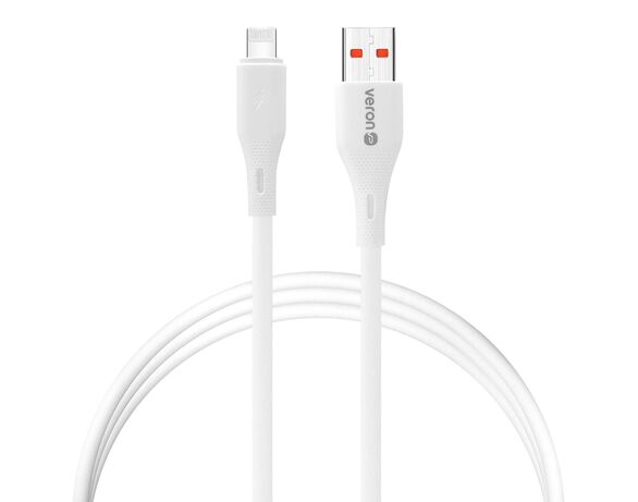 Кабель USB-Lightning Veron SL-X82 білий 1 м Аврора картинка 2 фото