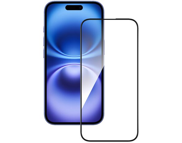 Скло захисне для iphone ACCLAB Full Glue ESD чорне 16/15 Аврора картинка 2 каталог