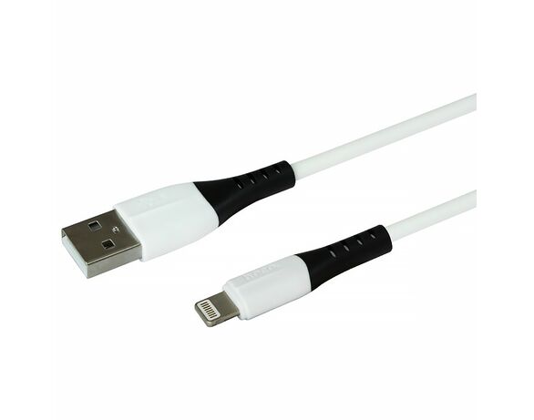 Кабель USB-Lightning Hoco X82 білий 1 м Аврора картинка 3 ціна