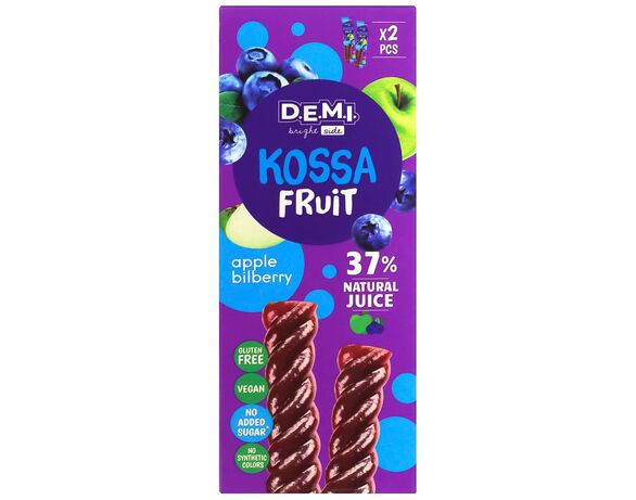 Пастила фруктова D.E.M.I. Kossa Fruit із соком чорниці 30 г Аврора недорого