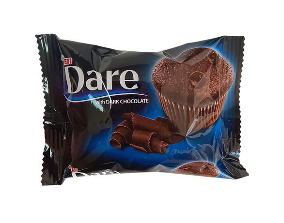 Кекс з чорним шоколадом Dare з какао-кремом 45 г в Аврорі