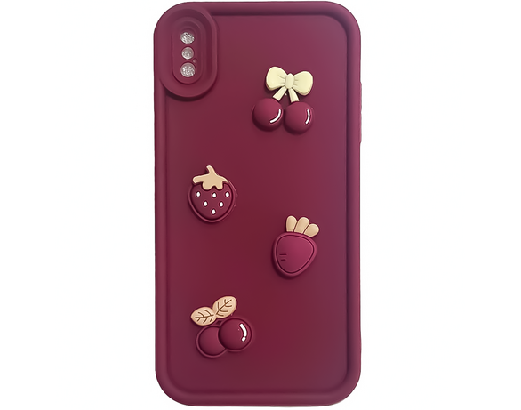 Чохол-накладка для телефону Fruit Full Camera iP Xs Max Аврора вартість